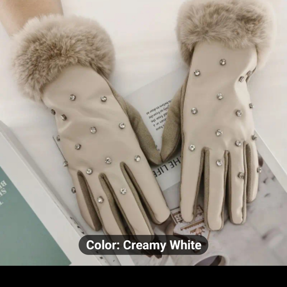 FAUX LEATHER GLOVES